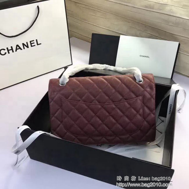 香奈兒CHANEL 升級版A1113全新經典小羊皮金銀鏈條單肩斜挎包 DSC1734